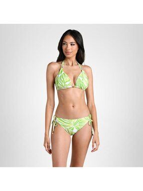 Island Goddess Halter Triangle Swimsuit Top for Women - Stylish Beachwear